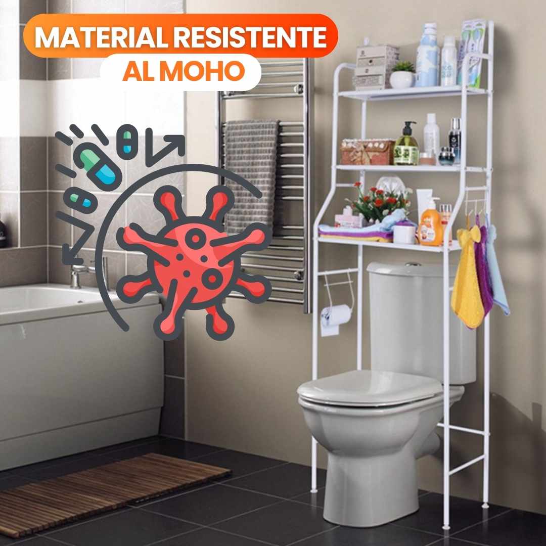 Combo de 3: Soporte de Lavadora + Soporte de Baño + Escurridor de Platos