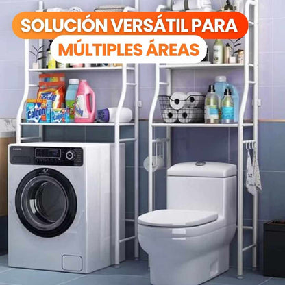 Combo de 3: Soporte de Lavadora + Soporte de Baño + Escurridor de Platos