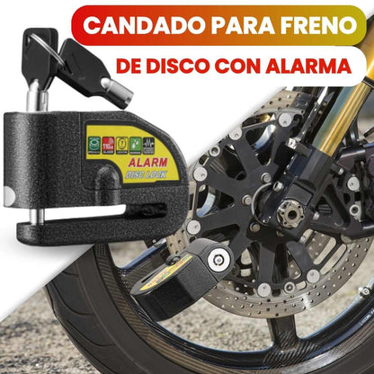 Candado Para Freno De Disco Con Alarma