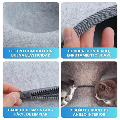 Cama Tunel Para Gatos